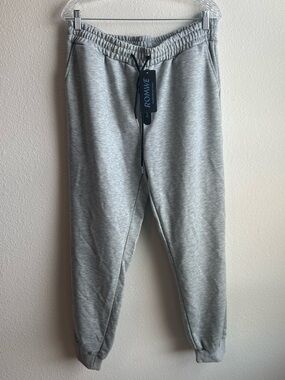 ROMWE Grey Men's XL Athletic Sweat Joggers with Drawstring Loungewear